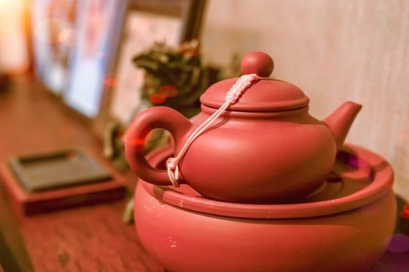 antique kettle