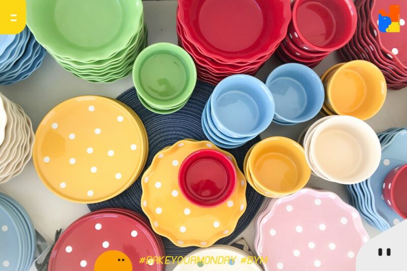 BakeyourMonday pokadot ceramic