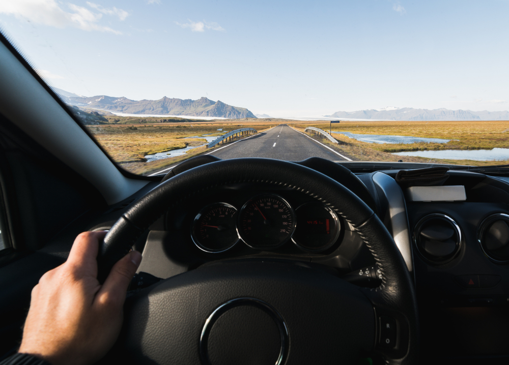 car's-driver-view-point