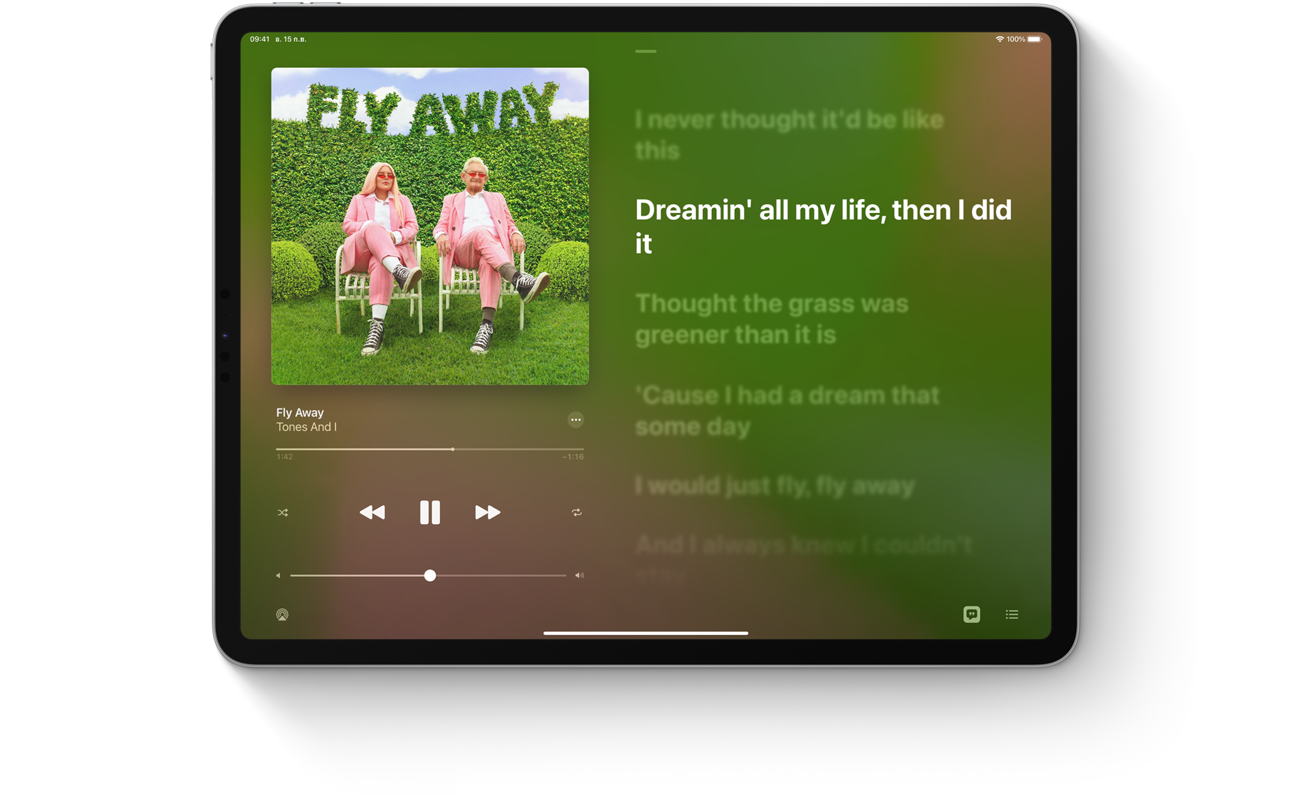 ipad air4 Music