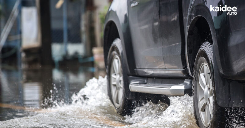 “อาการเหินน้ำ” หรือ Hydroplaning