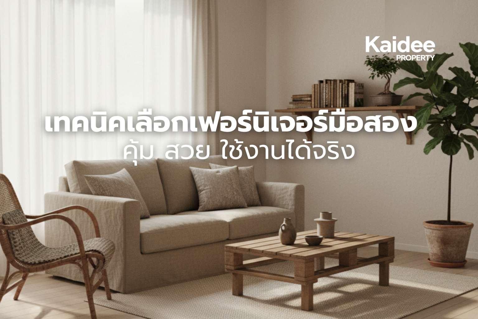 เทคนิคเลือกเฟอร์นิเจอร์มือสอง